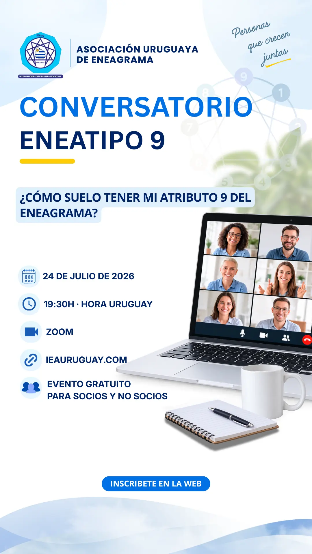 Webinar Eneagrama Biocorporal: Conexión entre cuerpo, mente y espíritu