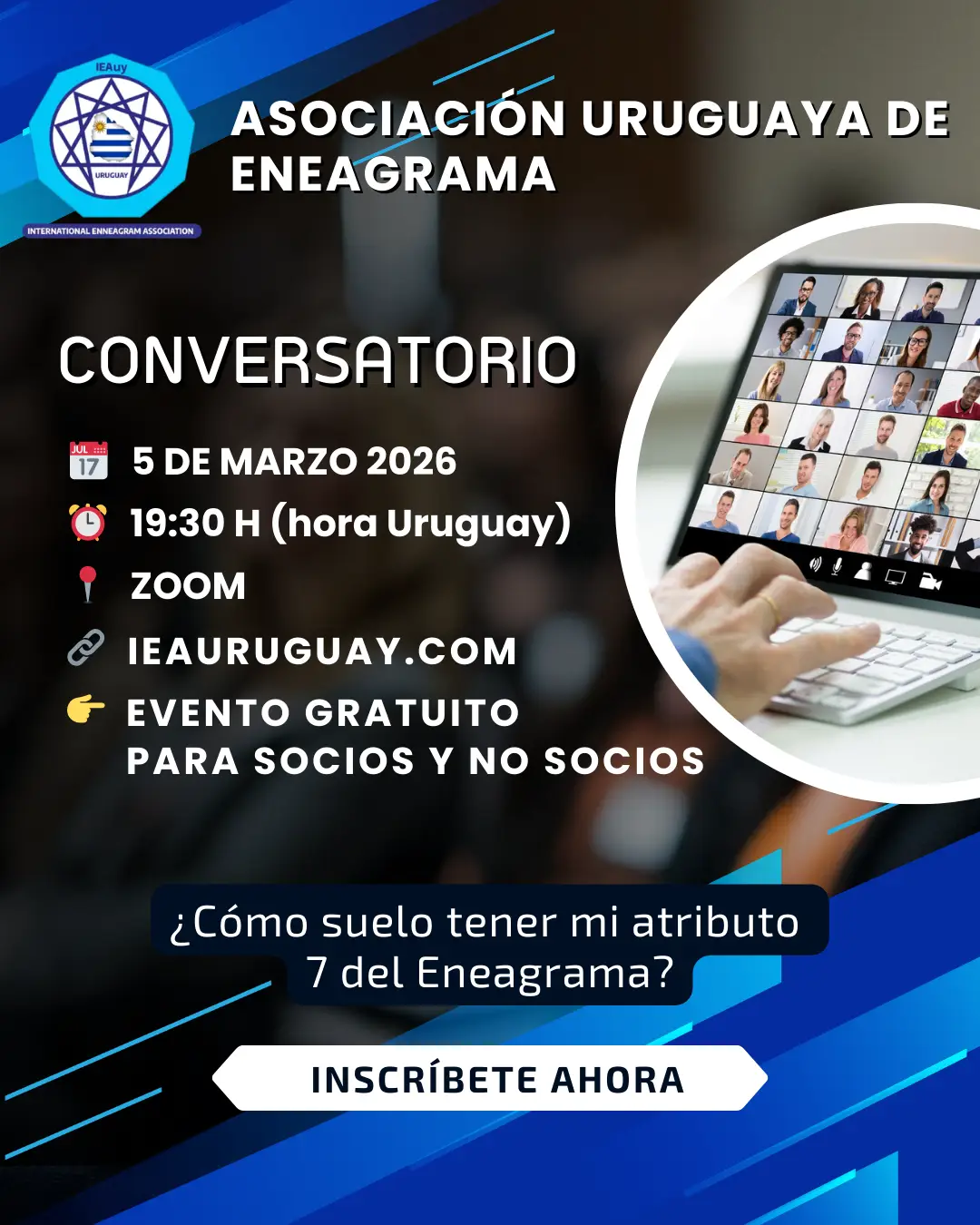 Conversatorio sobre Eneatipo 7: Autoobservación y vivencias en Uruguay
