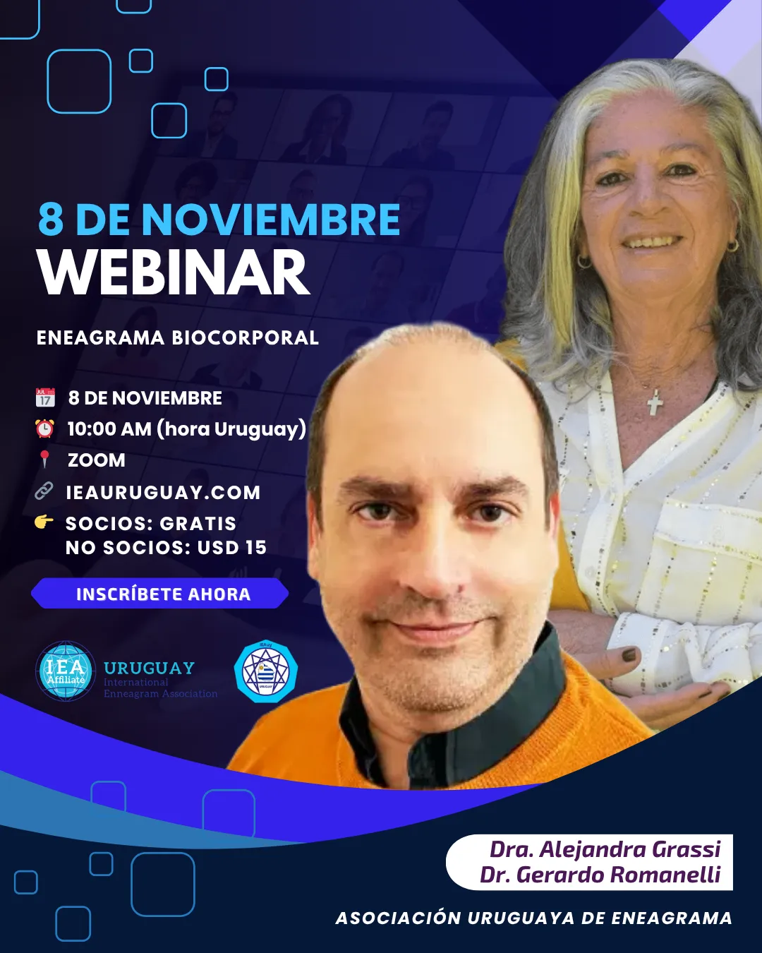 Webinar Eneagrama Biocorporal: Conexión entre cuerpo, mente y espíritu